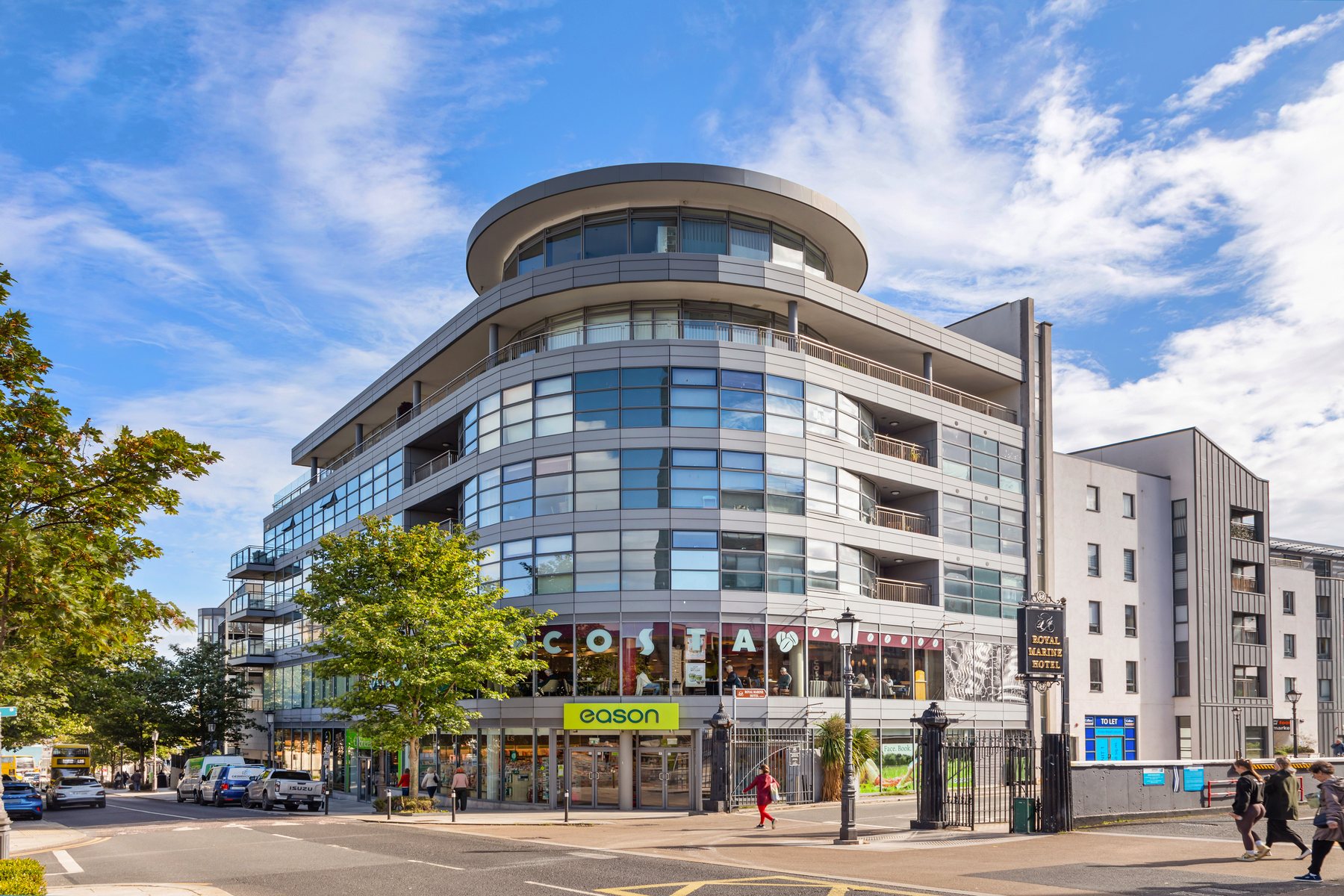 Pavilions I & II, Dún Laoghaire, at street level