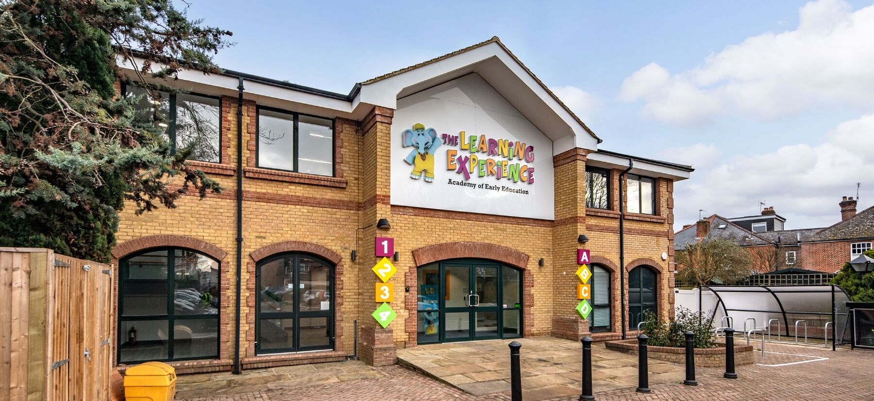 Weybridge, Surrey: the front elevation of the nursery building